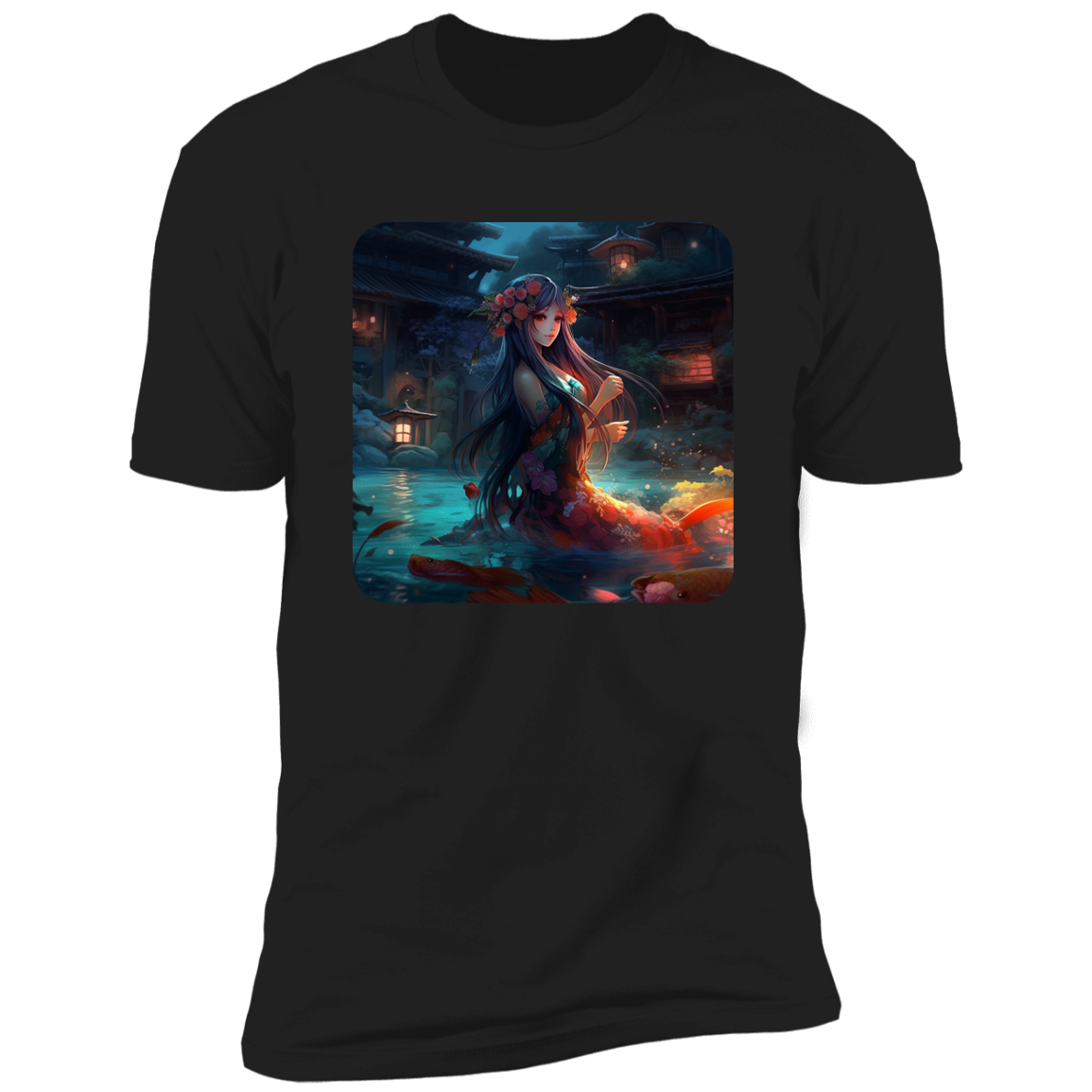 Illumina's Elegy: Kimono Mermaid Art