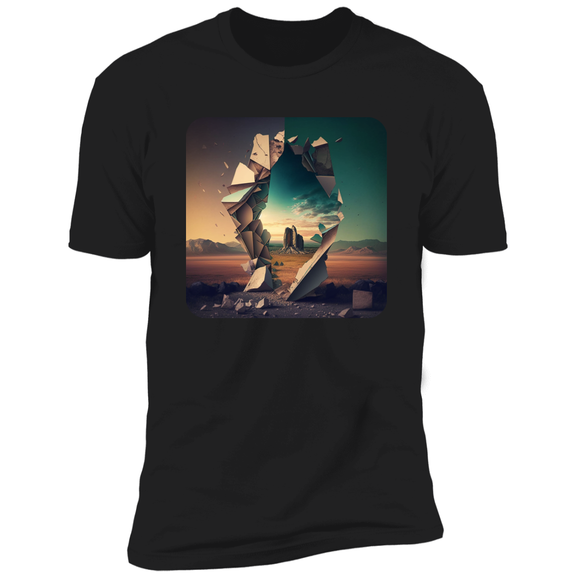 Dimensional Drift Tee