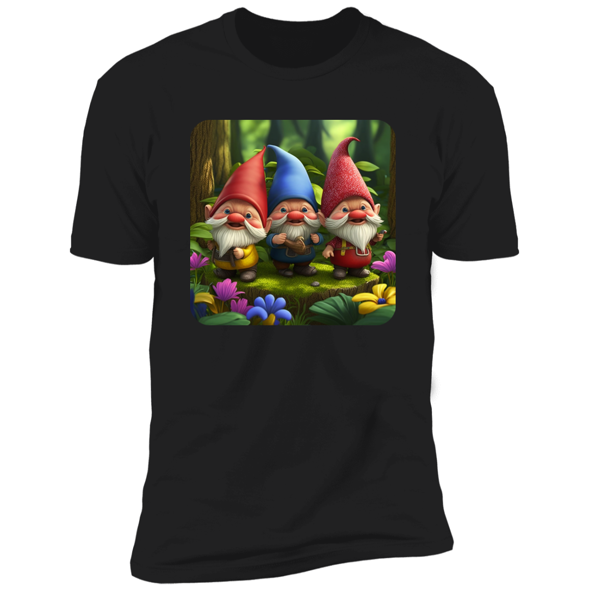 Gnomes' Playful Parade Tee