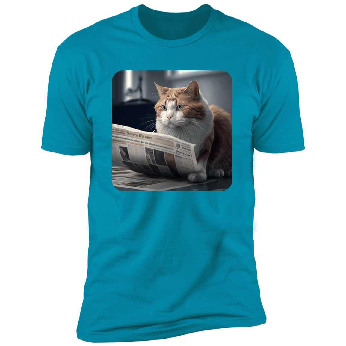 Current Events Cat Tee