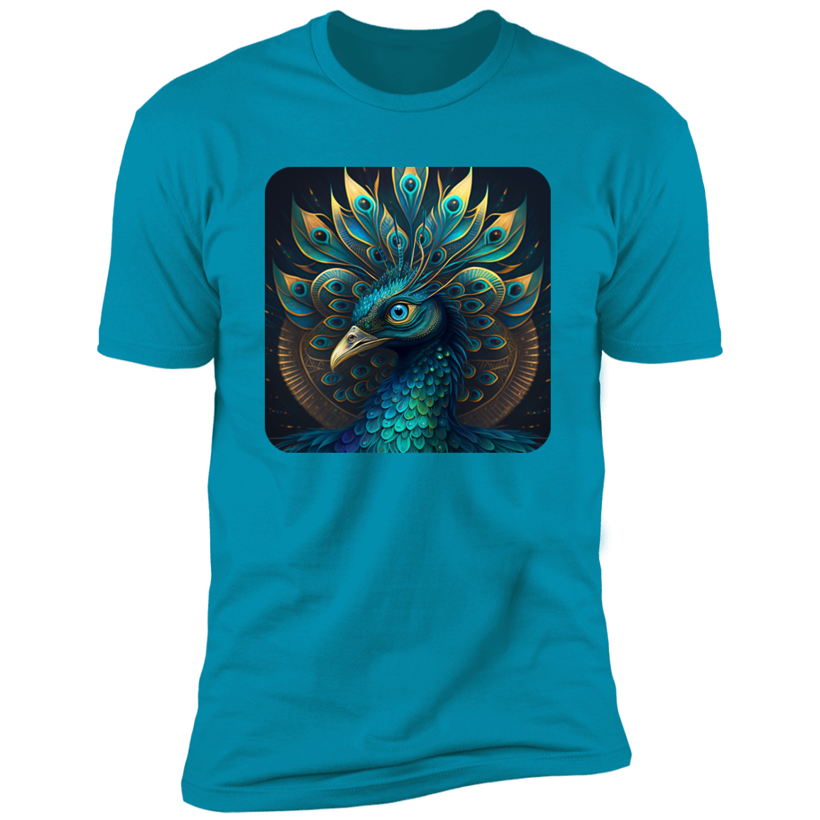 The Charismatic Peacock: A Portrait of Radiance