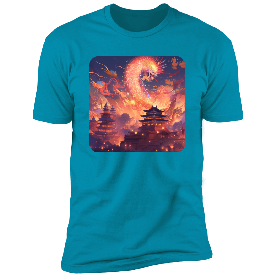 Fiery Festive Serpent Tee