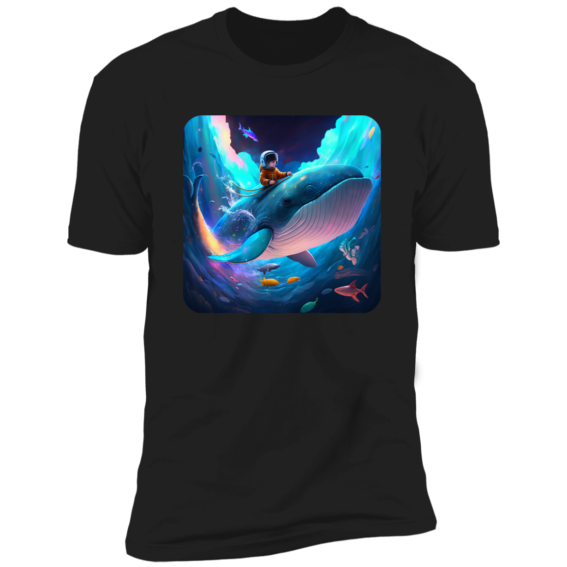 Cosmic Whale Ride Tee