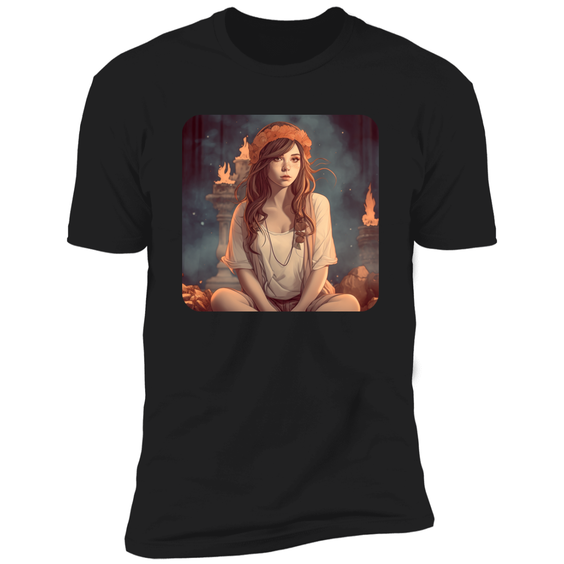 Mystic Flames Crown Tee