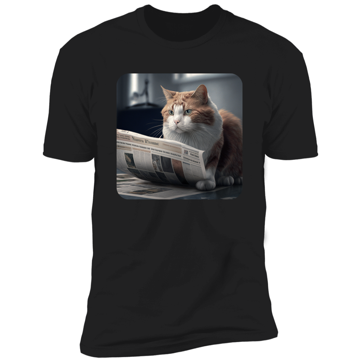 Current Events Cat Tee