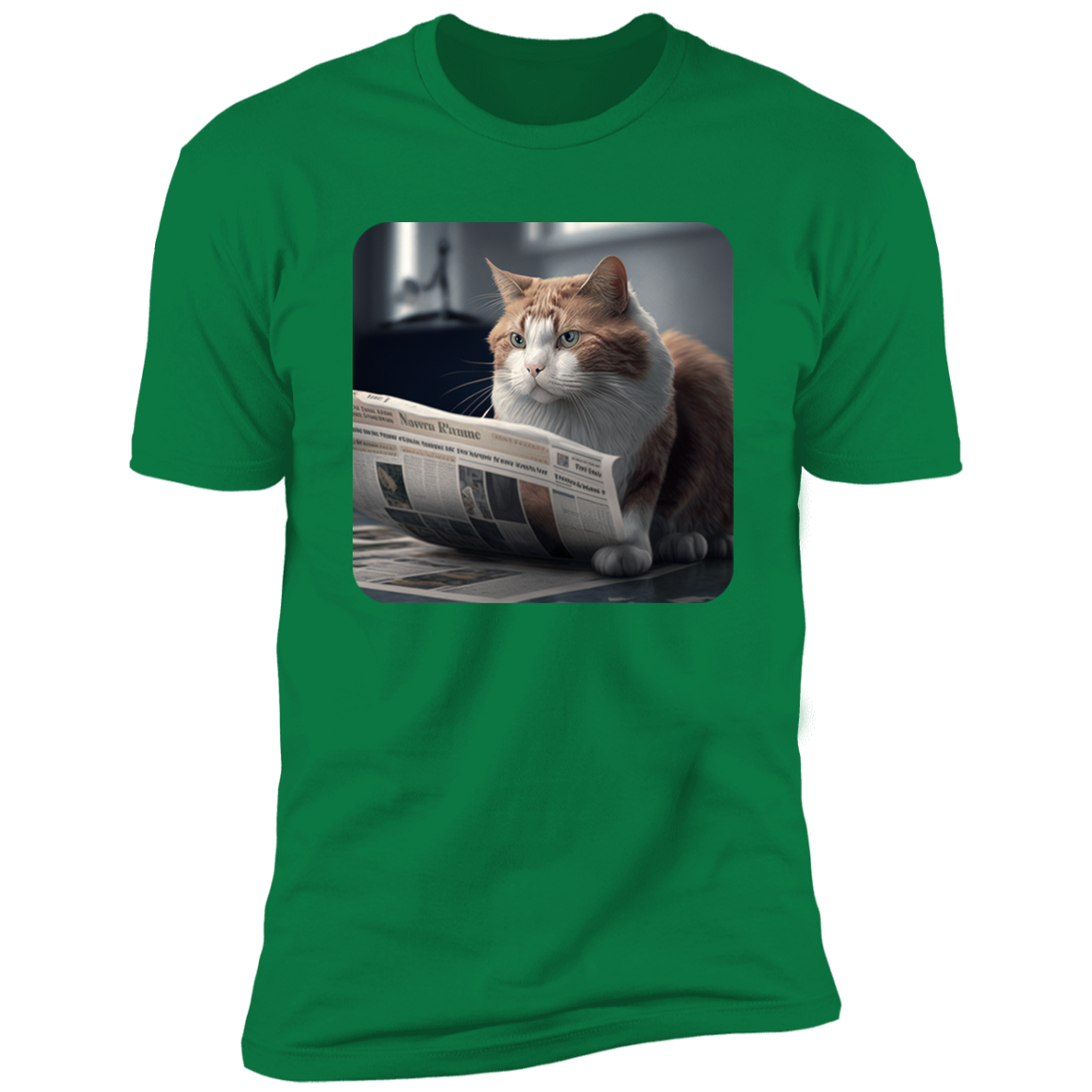 Current Events Cat Tee