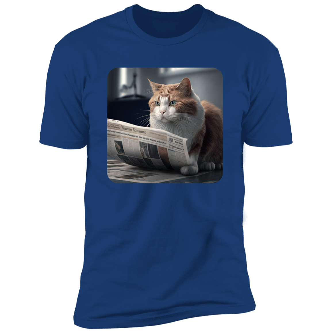 Current Events Cat Tee