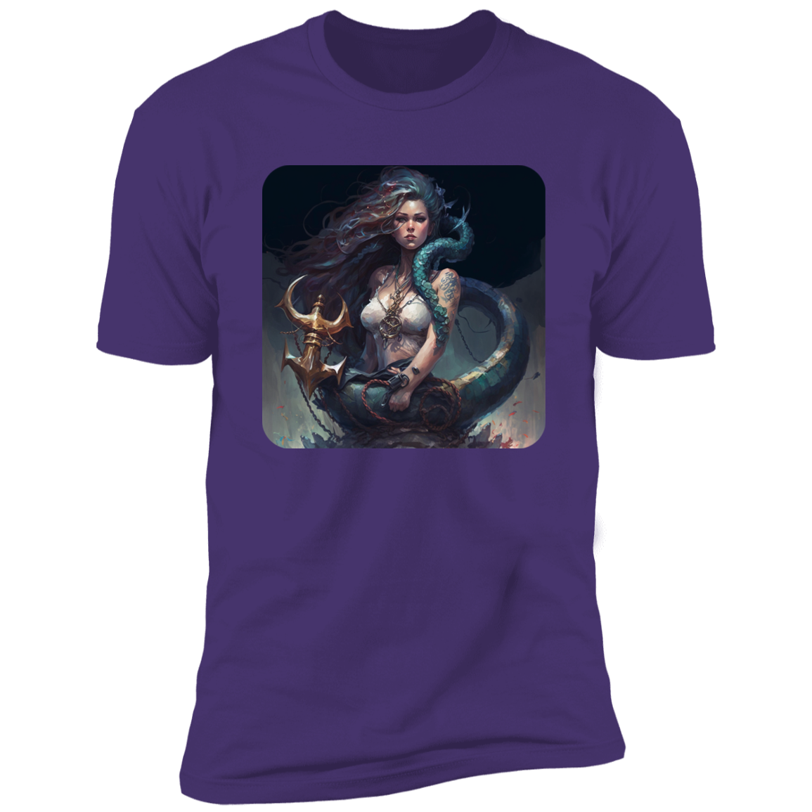 Siren's Embrace: Mermaid and the Anchor