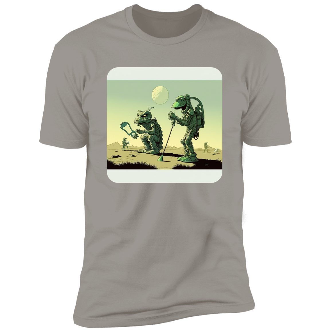 Aliens Playing Golf