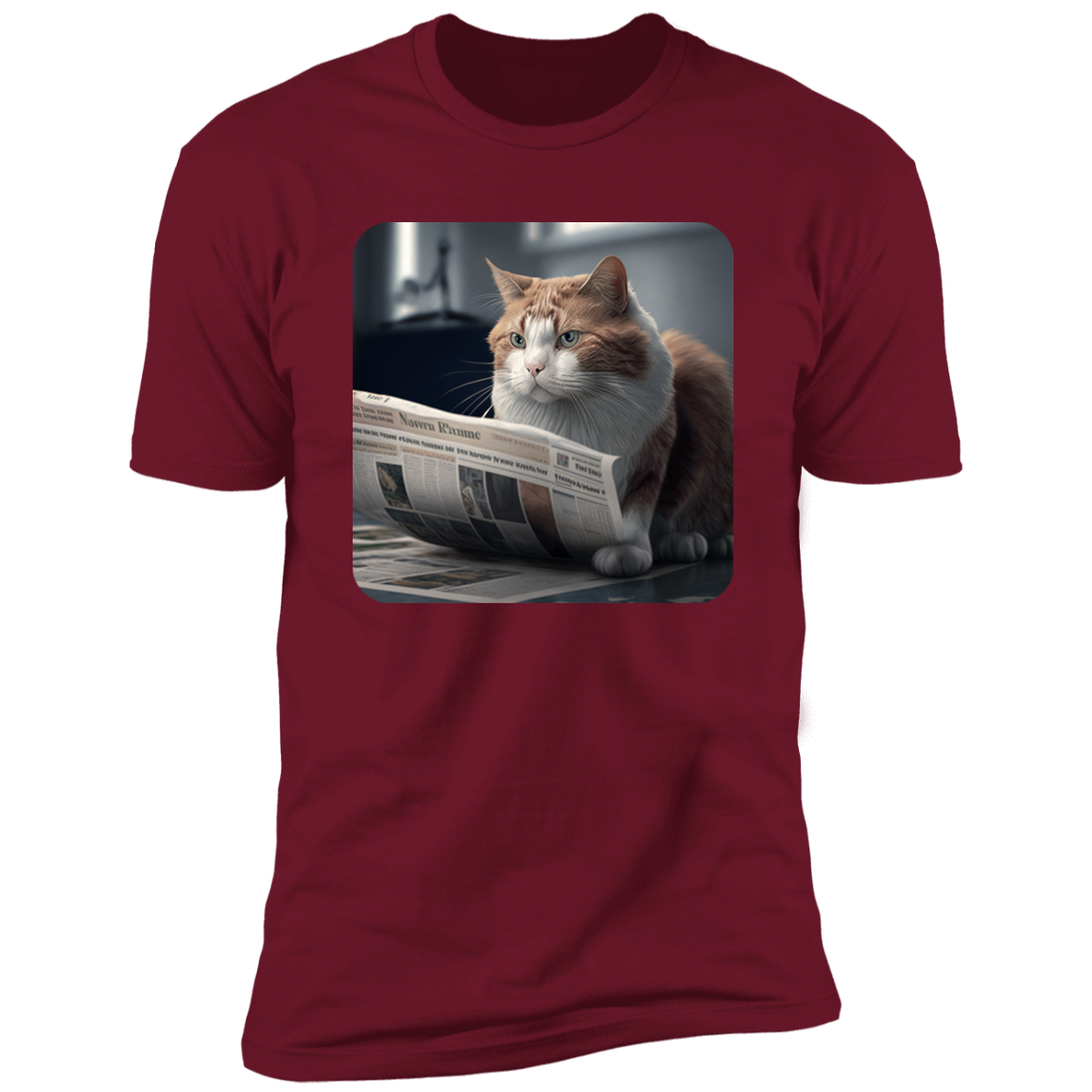Current Events Cat Tee