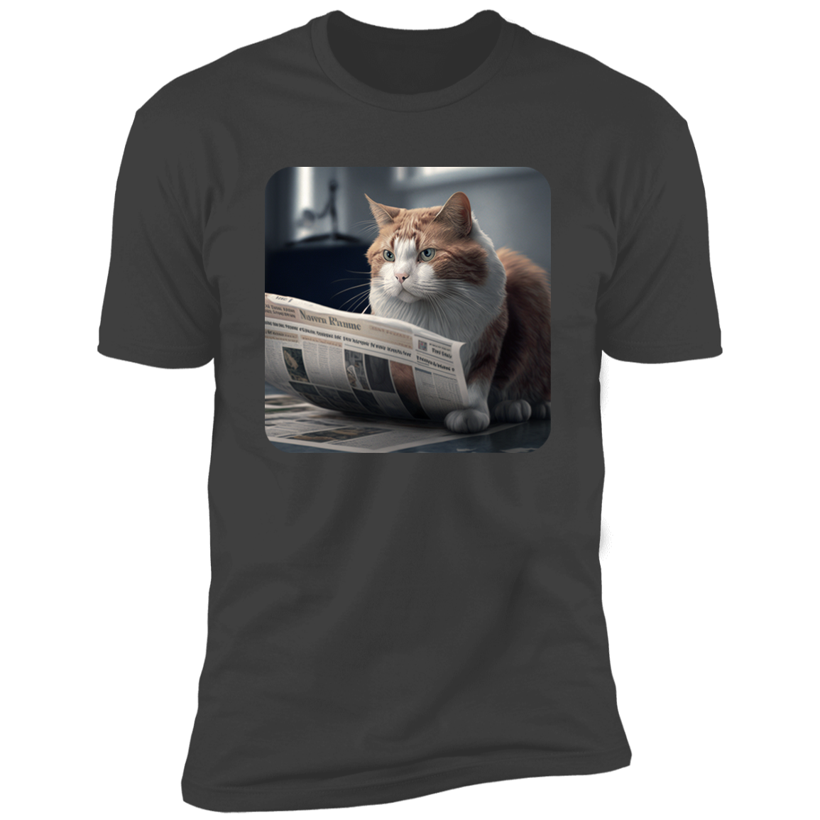 Current Events Cat Tee