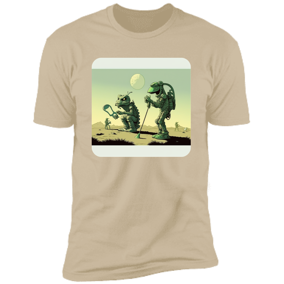 Aliens Playing Golf