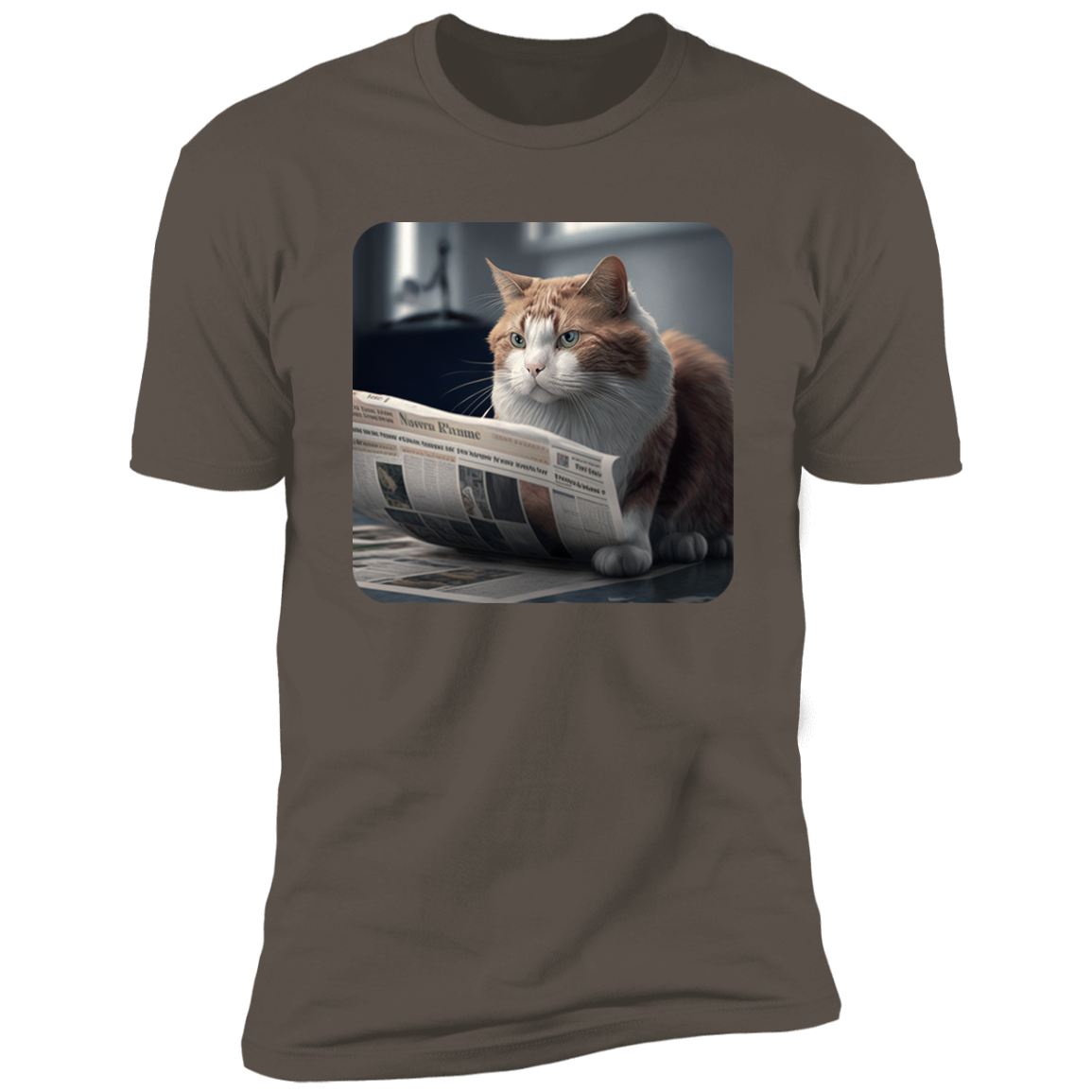 Current Events Cat Tee