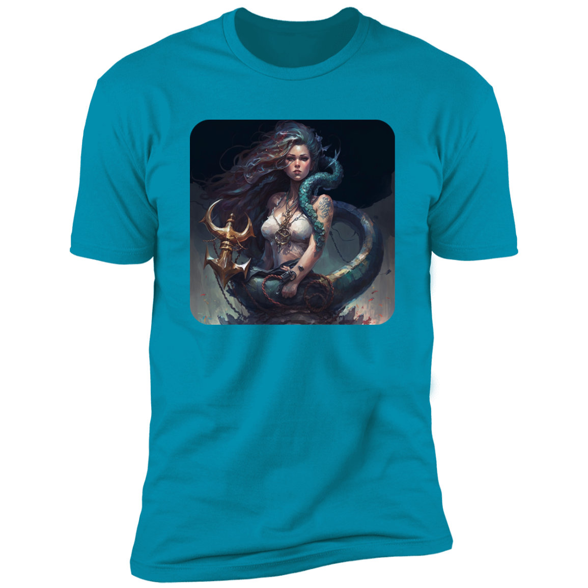 Siren's Embrace: Mermaid and the Anchor