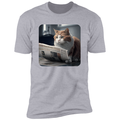 Current Events Cat Tee